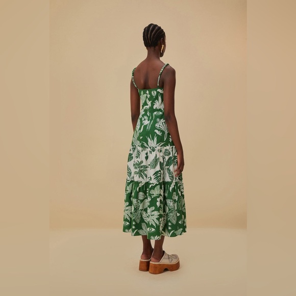 Farm Rio Forest Soul Mix Midi Dress - Picture 4 of 7